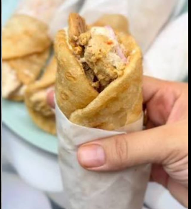Chicken Bihari Paratha Roll