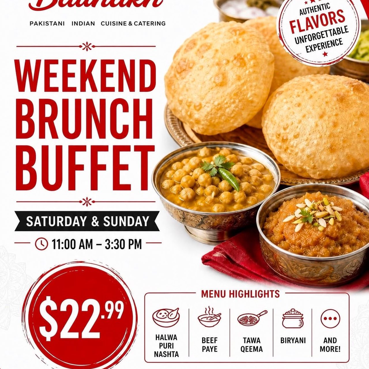 Weekend Brunch Buffet
