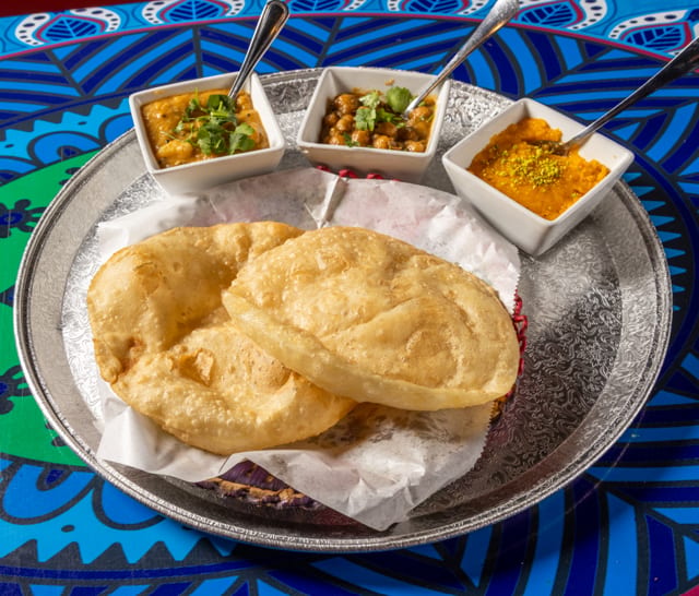 Halwa Puri Platter