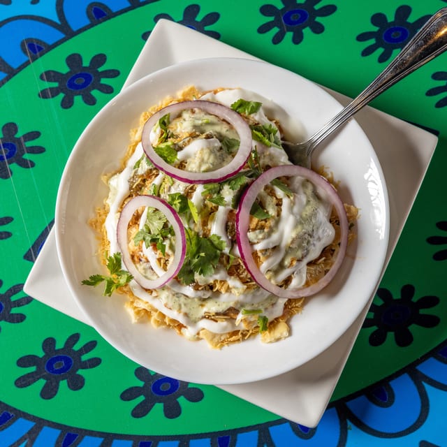 Aloo Papri Chaat.