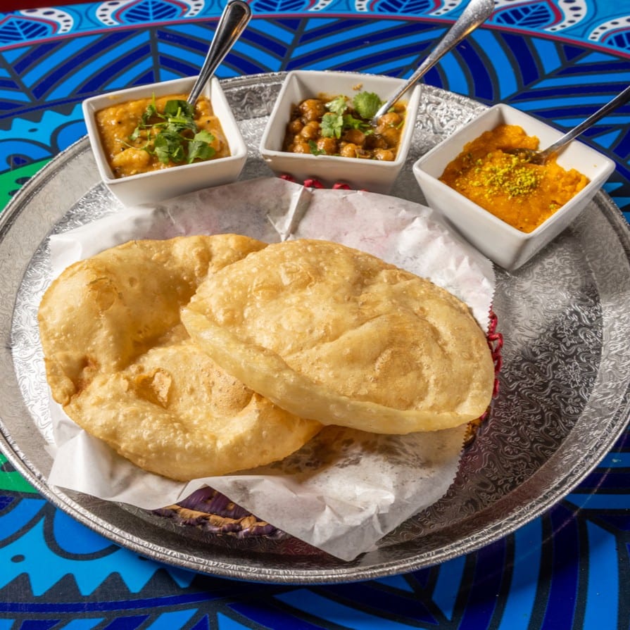 Halwa Puri Platter.