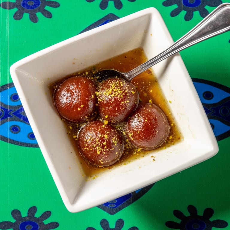 Indulge in our gulab jamun