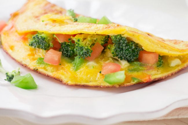 Garden Omelet with Cheese