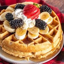 Waffle with Fruits